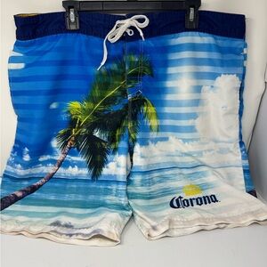 Corona Tropical Blue Swim Trunks